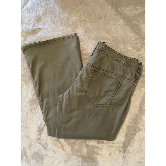 Dollhouse Pants Womens 15 Gray Flare Stretch Casual Mid‎ Rise Y2K Retro Grunge - Picture 1 of 14